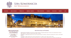 Desktop Screenshot of izba-komornicza.pl