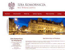 Tablet Screenshot of izba-komornicza.pl